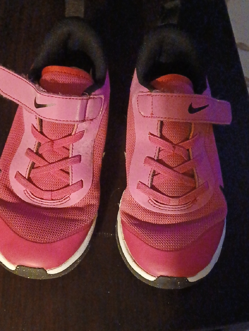 Nike Kids Pink Velcro Athletic Sneakers